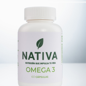 nativa omega 3 + vitamina d3 | 60 cápsulas